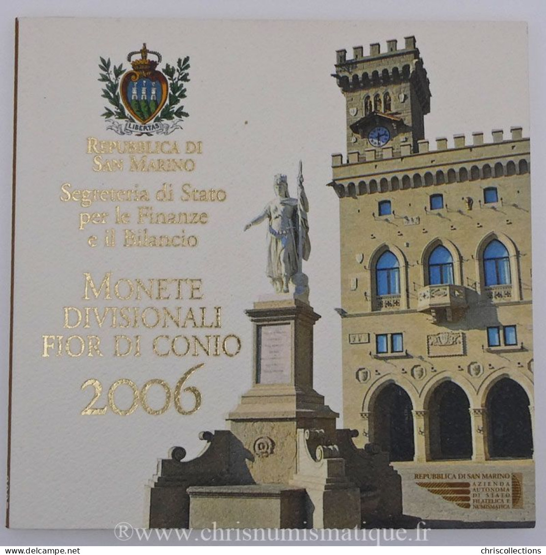 Euro, Saint Marin, Coffret Brillant Universel 2006 - San Marino