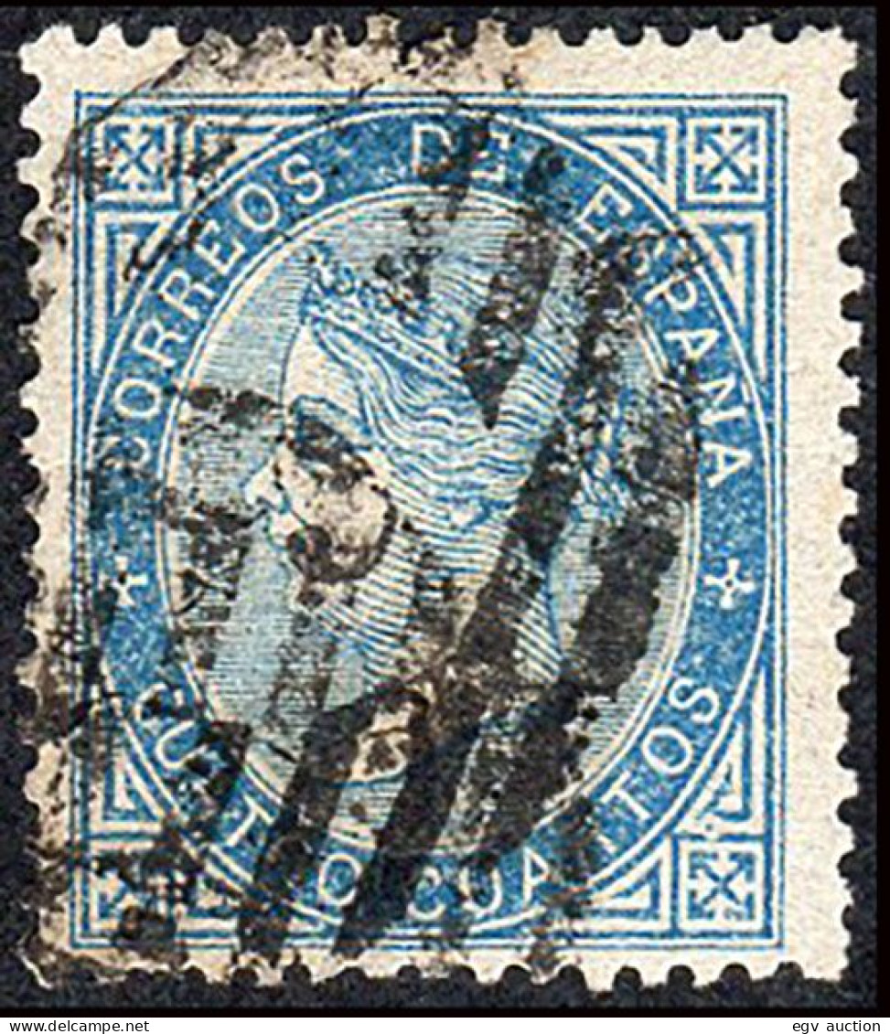 Málaga - Edi O 88 - 4 C.- Mat Parrilla Con Cifra "6 - Málaga" - Used Stamps