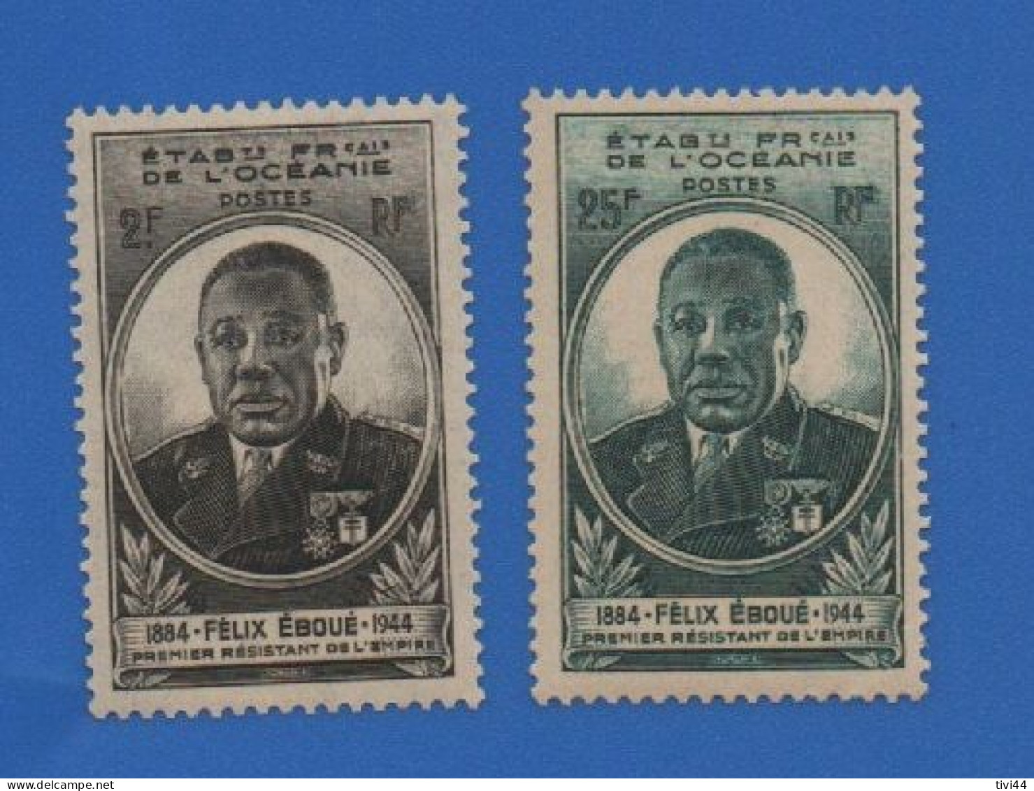 OCÉANIE 180 + 181 NEUFS ** GOUVERNEUR EBOUÉ - Unused Stamps