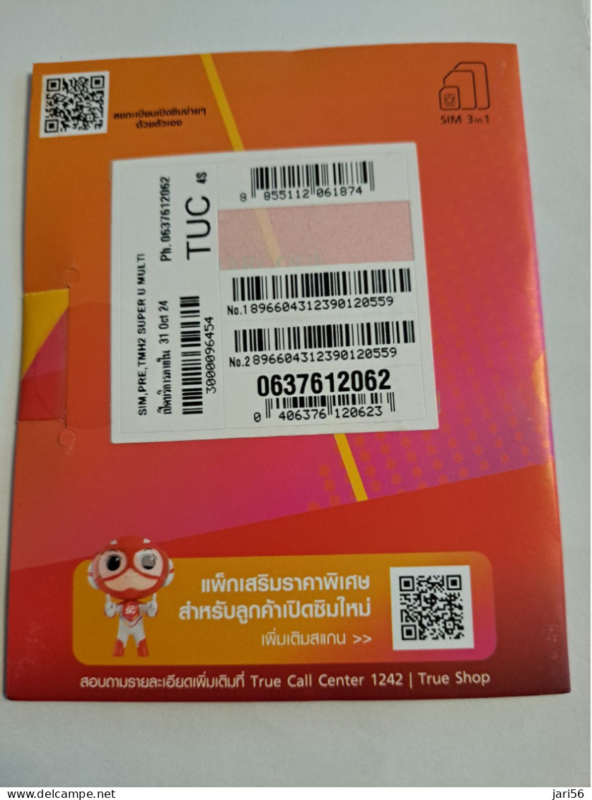 THAILAND  GSM SIM CARD / THE ONE SIM/ 5G/MINT IN ORIGINAL PACKING/ MINT /NEW          **16390** - Tailandia