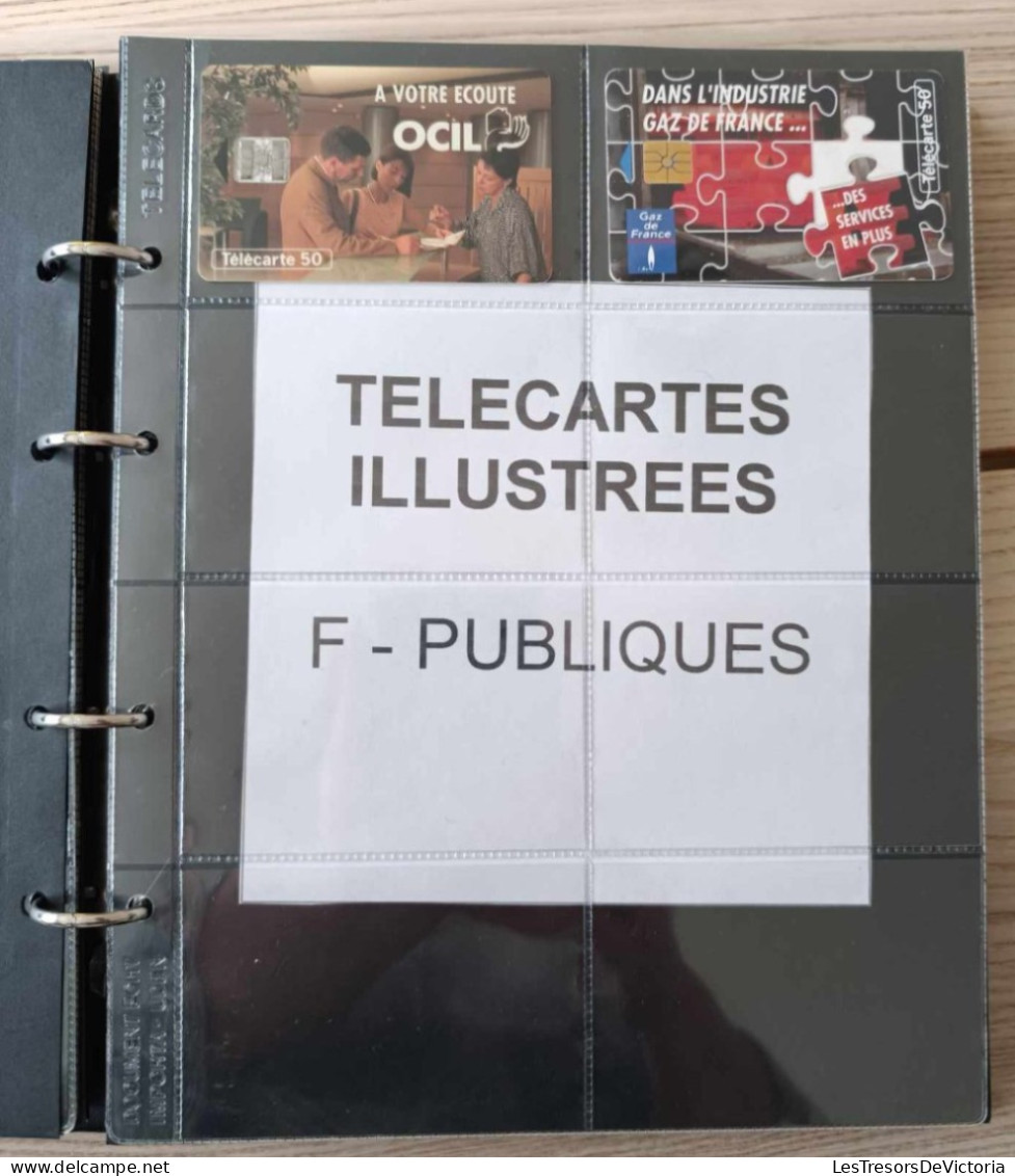 Album De 108 Télécartes Diverses Dans Un Album - Thèmes Divers De 1991 à 1993 - Colecciones