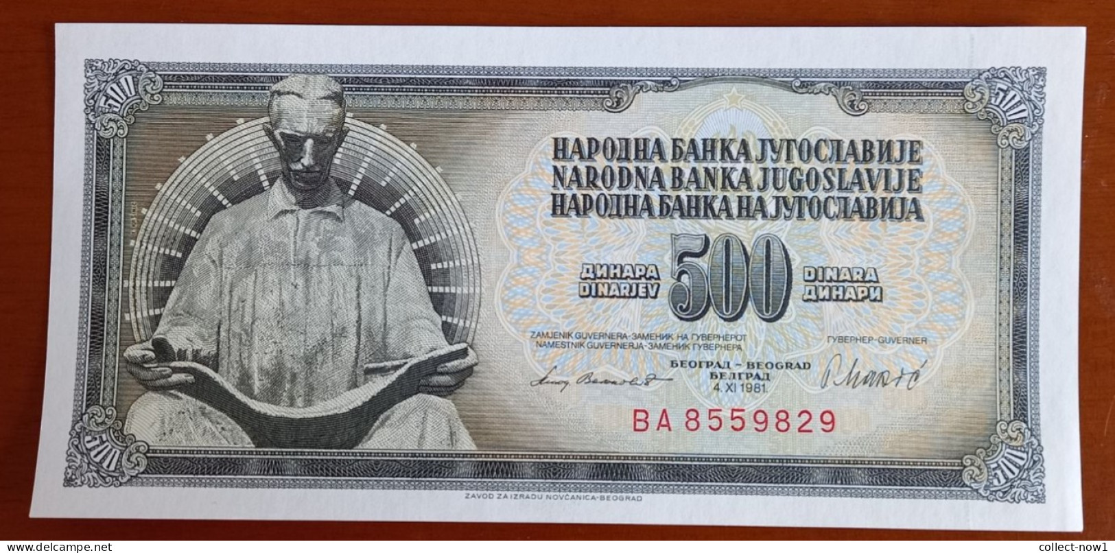 #1  YUGOSLAVIA 500 DINARA 1981 - NIKOLA TESLA - Yugoslavia