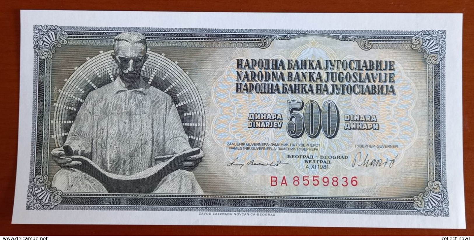 #1  YUGOSLAVIA 500 DINARA 1981 - NIKOLA TESLA - Yugoslavia