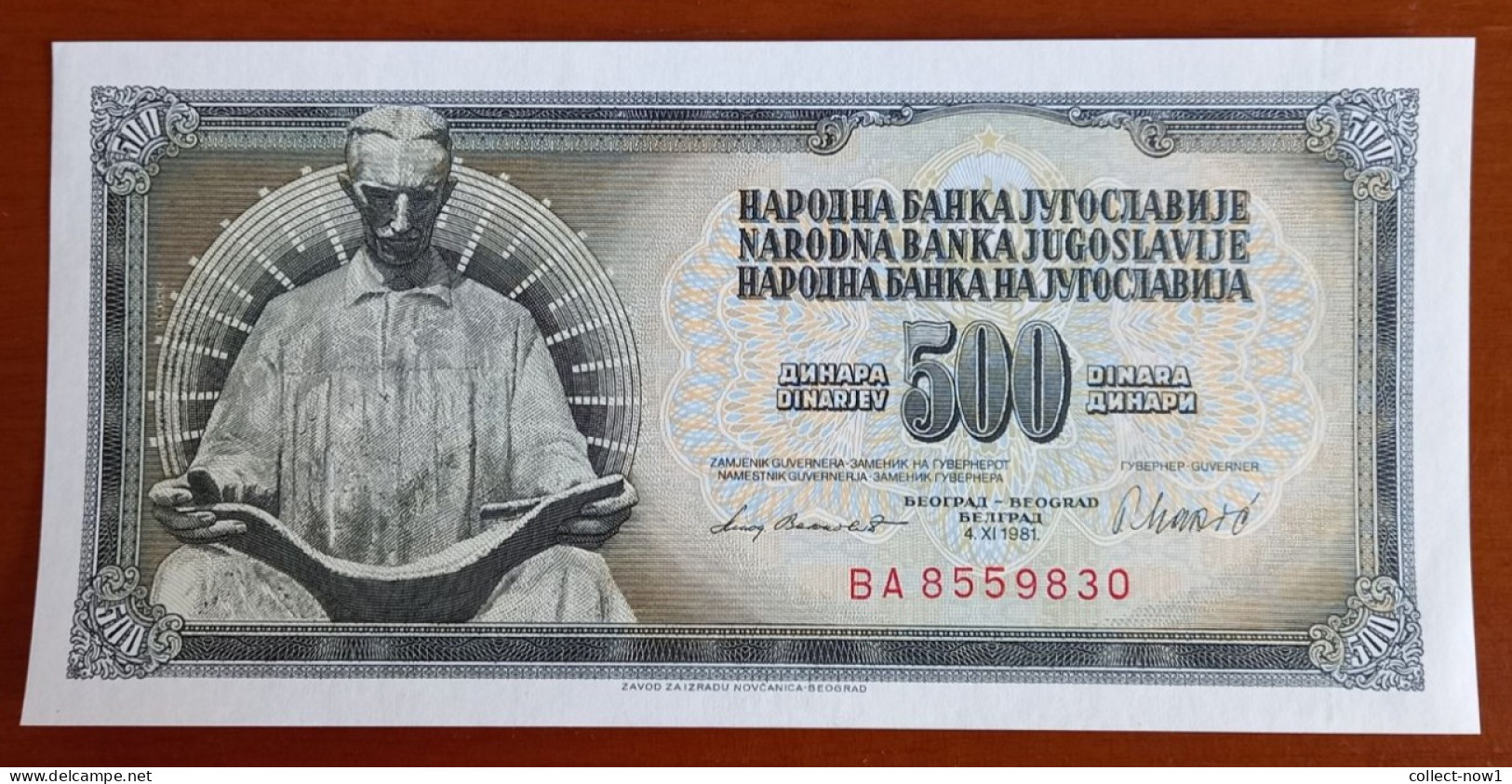 #1  YUGOSLAVIA 500 DINARA 1981 - NIKOLA TESLA - Yugoslavia