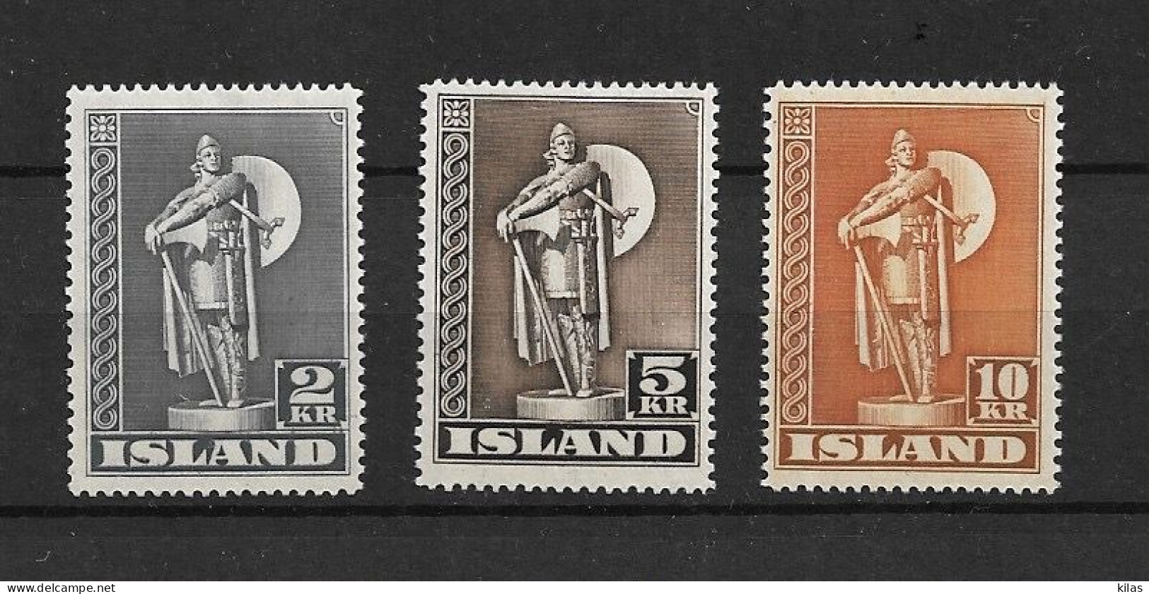 ICELAND 1939-43  KARLSEFNI  14'' MH - Indonesia