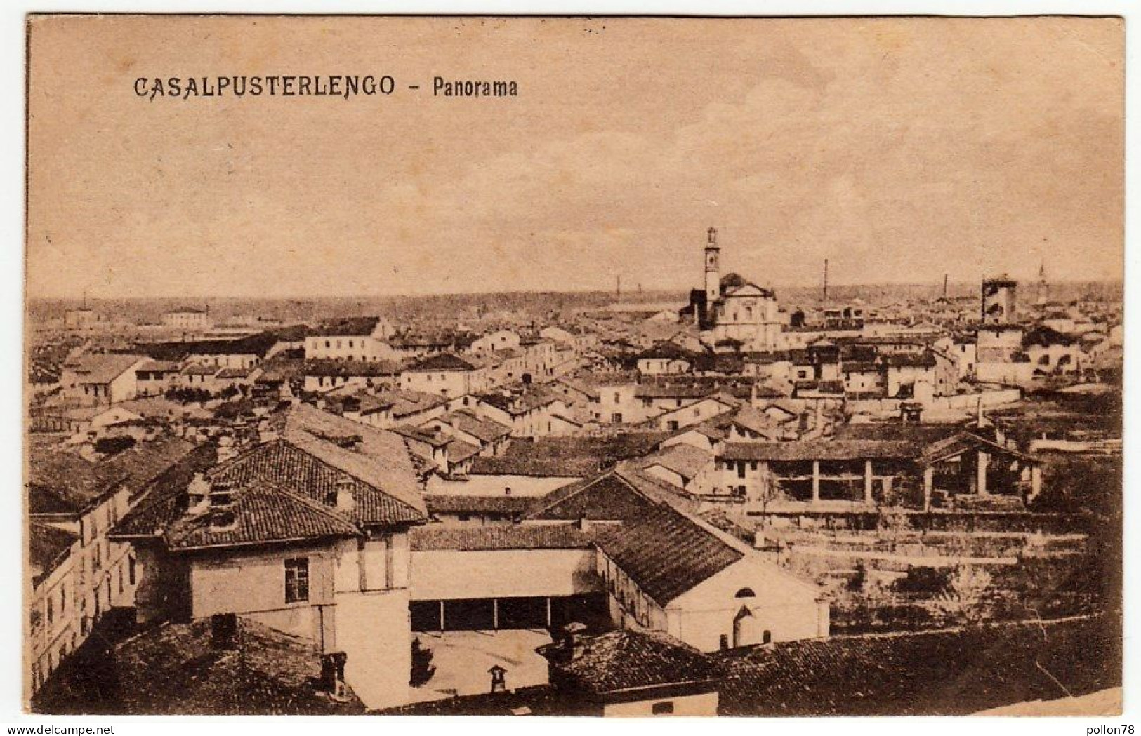 CASALPUSTERLENGO - PANORAMA - LODI - 1924 - Vedi Retro - Formato Piccolo - Lodi