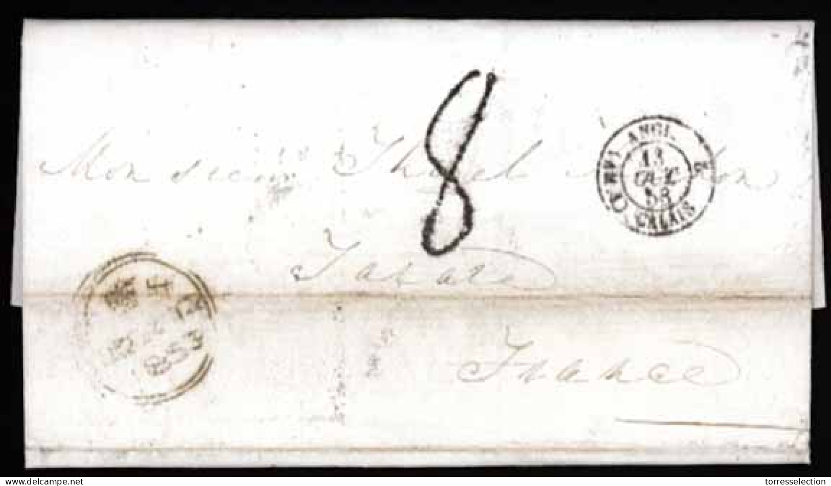 GREAT BRITAIN. 1853. London. EL. F-VF. - ...-1840 Prephilately