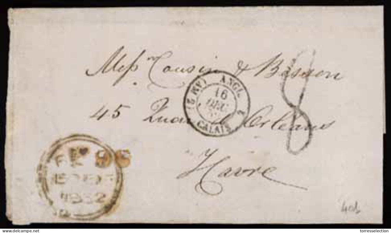 GREAT BRITAIN. 1852. London. E. Fine. - ...-1840 Prephilately