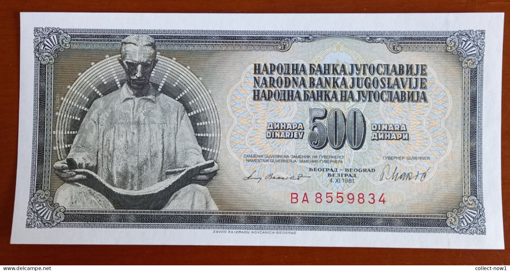 #1  YUGOSLAVIA 500 DINARA 1981 - NIKOLA TESLA - Yougoslavie