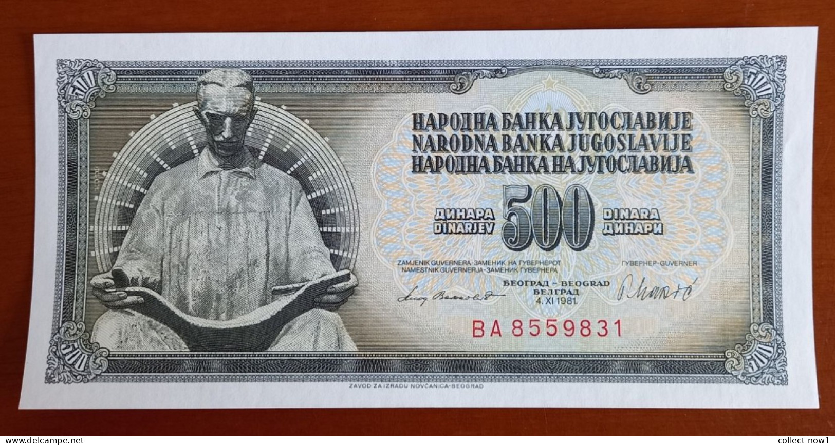 #1  YUGOSLAVIA 500 DINARA 1981 - NIKOLA TESLA - Jugoslavia