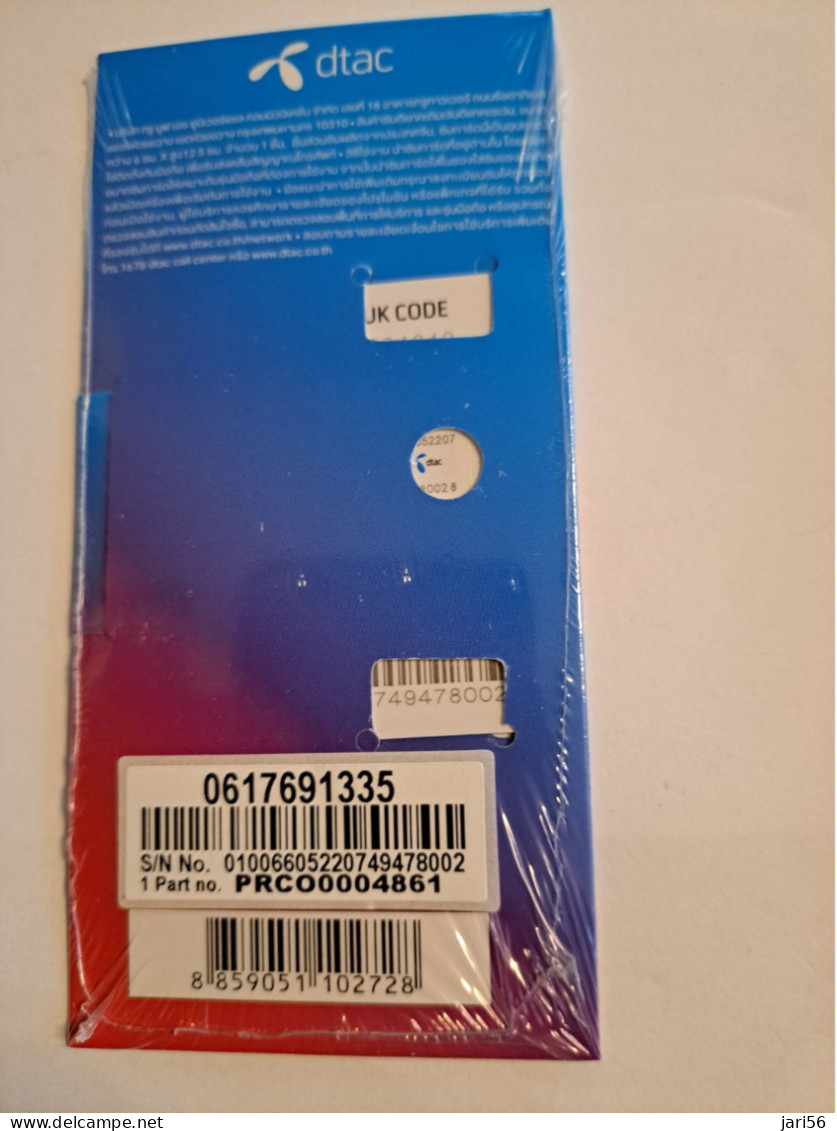 THAILAND  GSM SIM CARD / THE ONE SIM/ 5G/MINT IN ORIGINAL PACKING/ MINT /NEW          **16396** - Tailandia