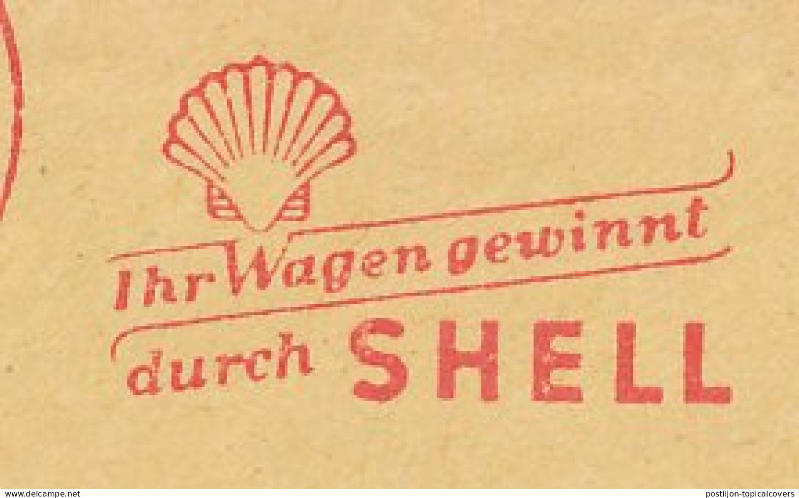 Meter Cut Deutsche Reichspost / Germany 1939 Shell - Gasoline - Oil - Other & Unclassified