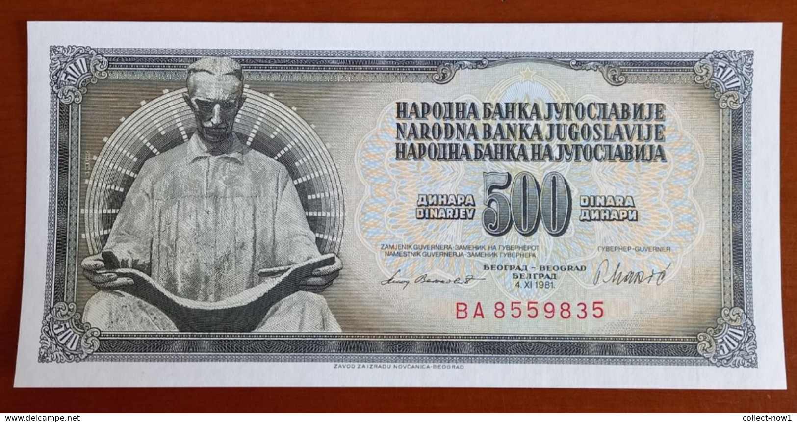 #1  YUGOSLAVIA 500 DINARA 1981 - NIKOLA TESLA - Yugoslavia