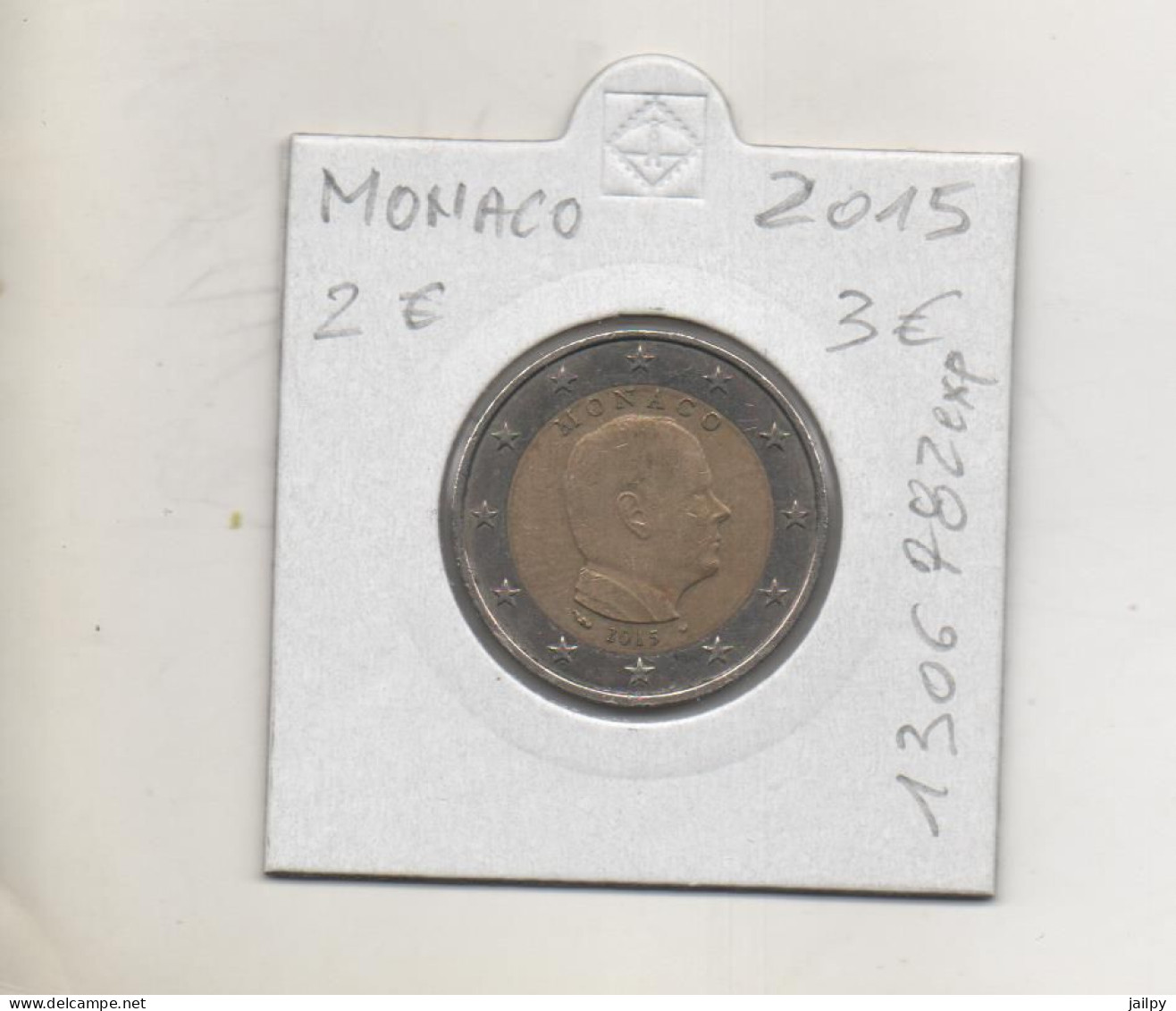 MONACO  2,00 €    2015   1306 782 Exp    Etat: Voir Scan - Monaco