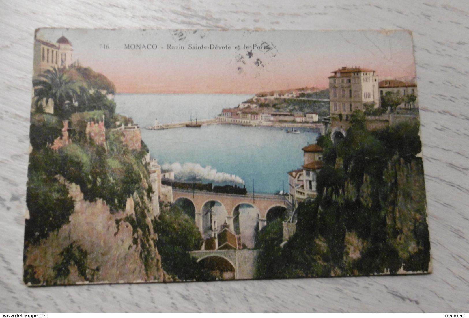 Monaco - Ravin Sainte Dévote Et Le Port - Hafen