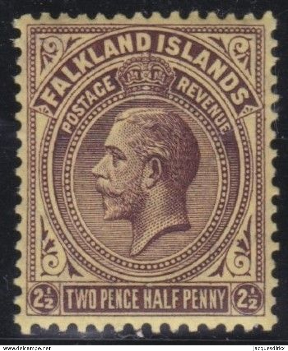Falkland  Islands    .   SG    .   77        .   *      .     Mint Hinged - Other & Unclassified