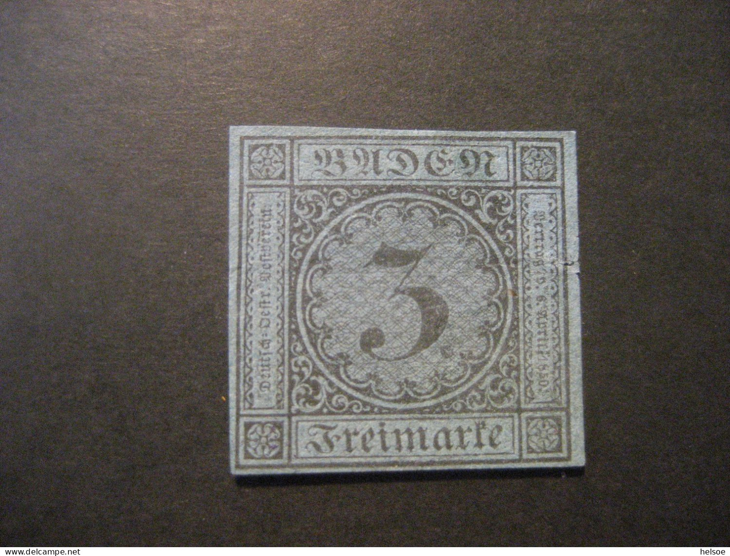 Deutschland Altdeutschland Baden 1858- Freimarke Ziffer Im Kreis 3 Kr., MiNr. 8 - Postfris