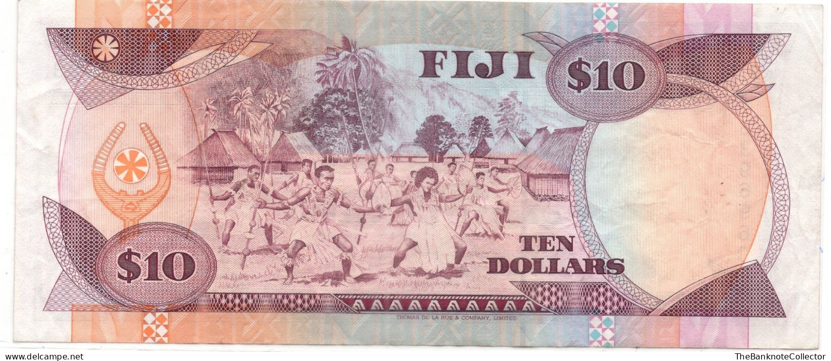 Fiji 10 Dollars ND 1989 QEII P-92 VF - Fidschi