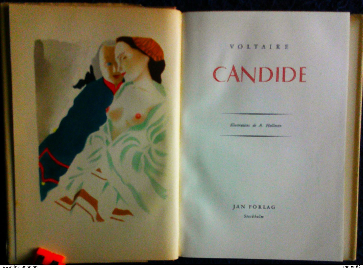 Voltaire - CANDIDE - Éditions Jean FÖRLAG - ( 1946 ) - Édition Illustrée En Couleurs . - Simenon