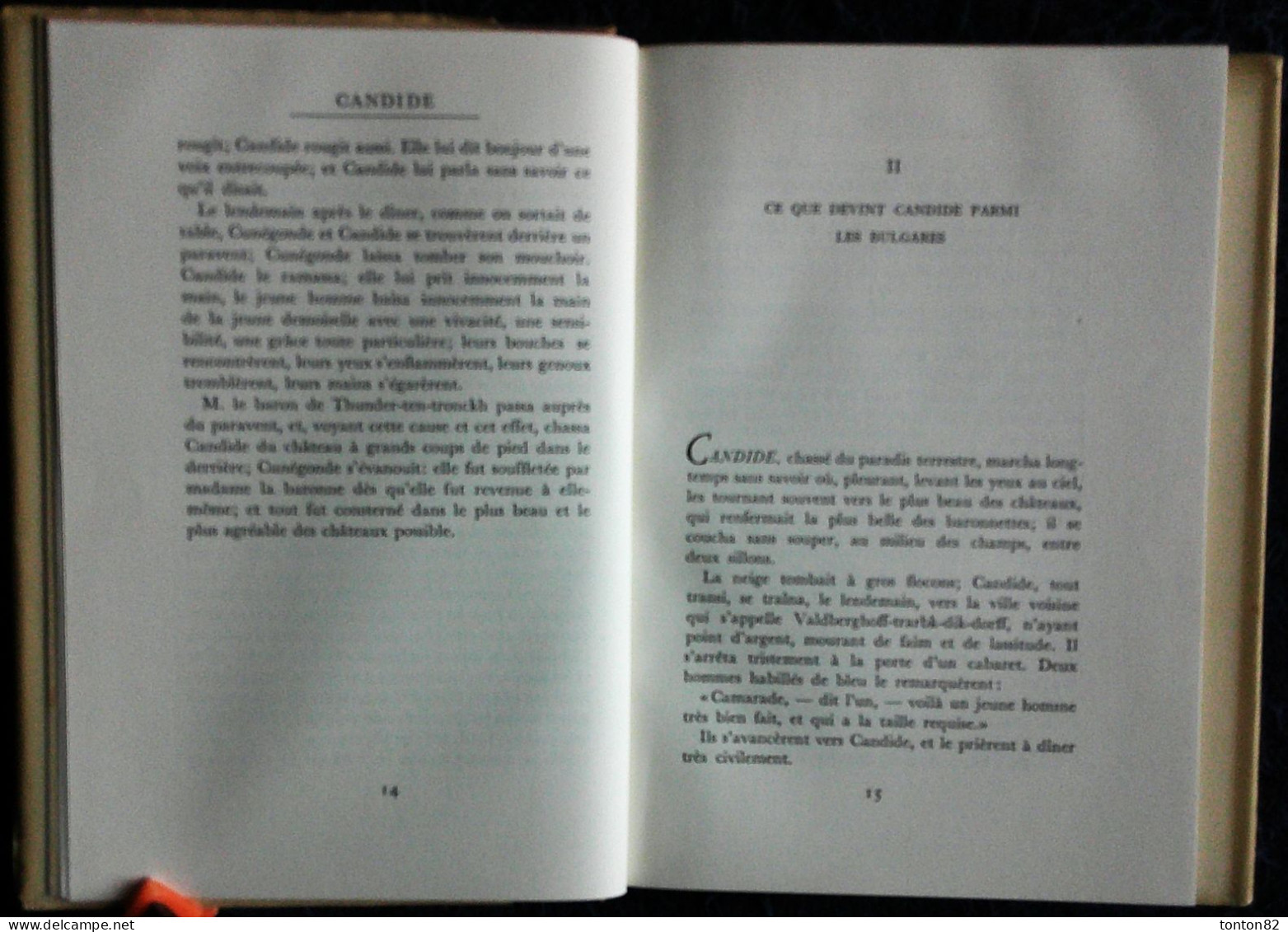 Voltaire - CANDIDE - Éditions Jean FÖRLAG - ( 1946 ) - Édition illustrée en couleurs .