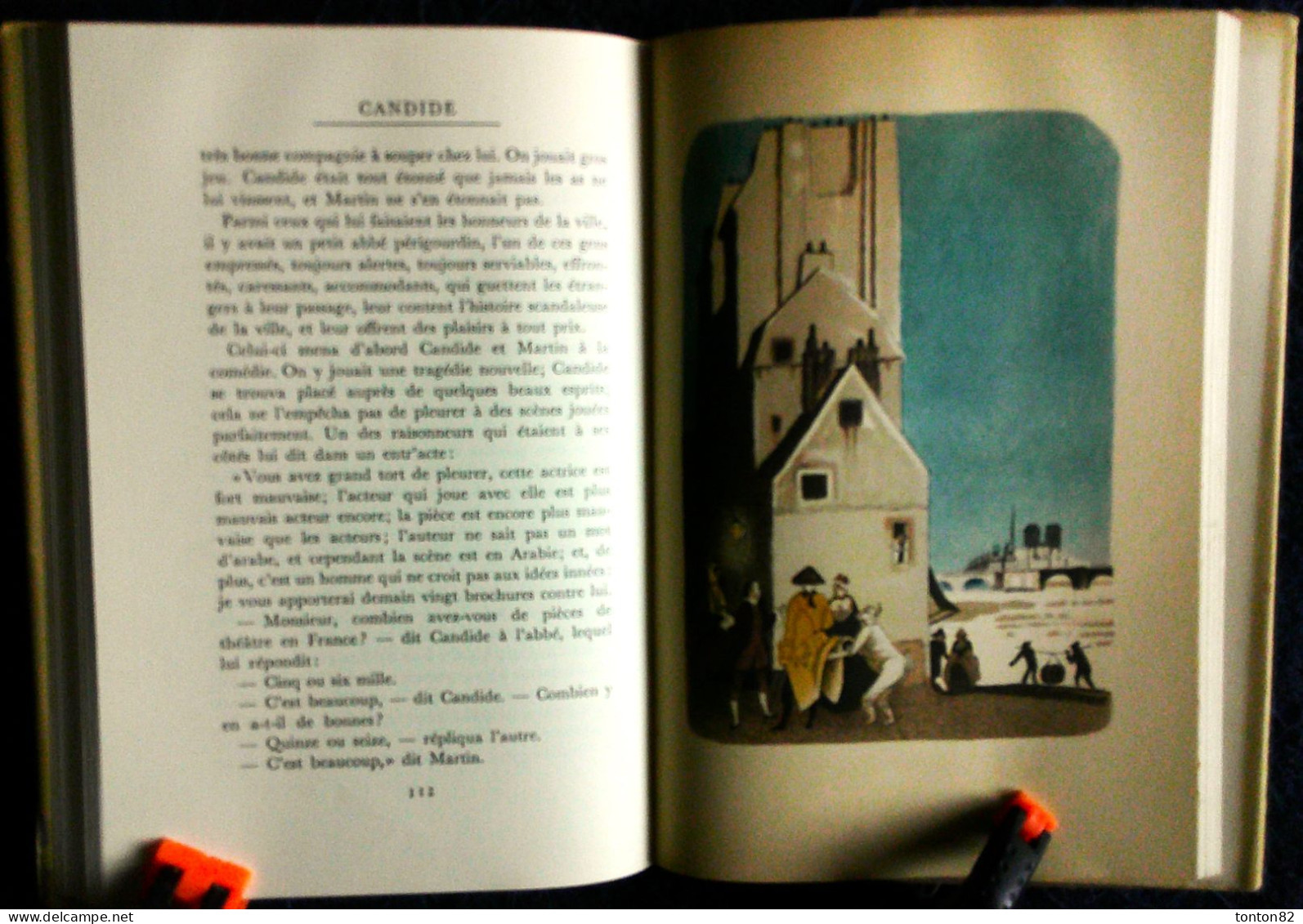 Voltaire - CANDIDE - Éditions Jean FÖRLAG - ( 1946 ) - Édition illustrée en couleurs .