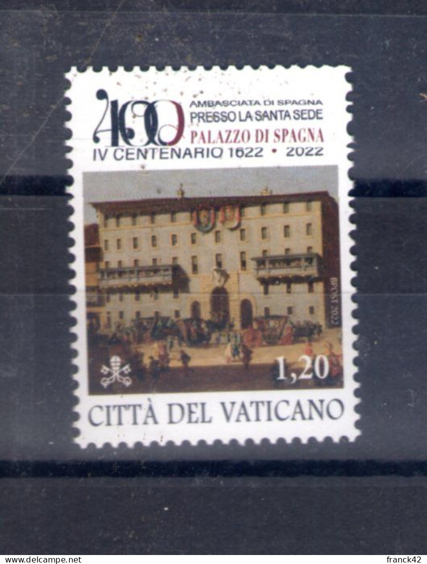 Vatican. 400 Ans De L'ambassade D'espagne. 2022 - Unused Stamps