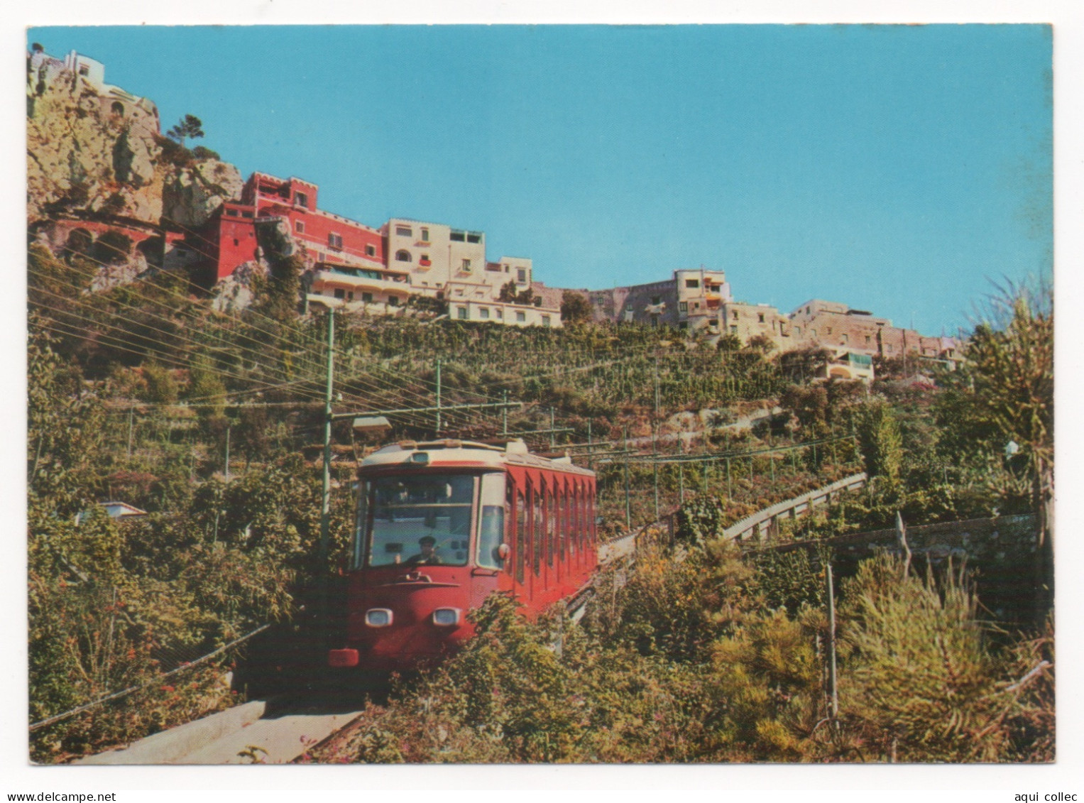 CAPRI  - PANORAMA   VU DU FUNICULAIRE - Seilbahnen