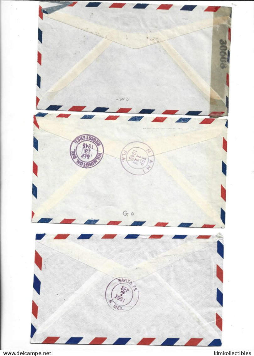 BOLIVIA - POSTAL HISTORY LOT - AIRMAIL CENSORED - Bolivia