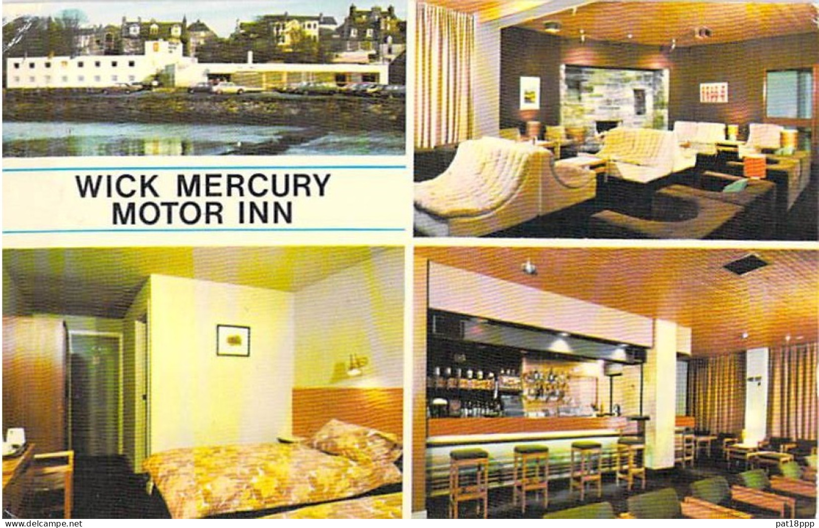 Lot of/de 14 postcards (CPSM petit format) HOTEL RESTAURANT UK Royaume Uni 1970's (0.25 €/carte)