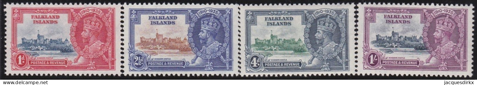 Falkland  Islands    .   SG    .   139/142       .   *      .     Mint Hinged - Other & Unclassified