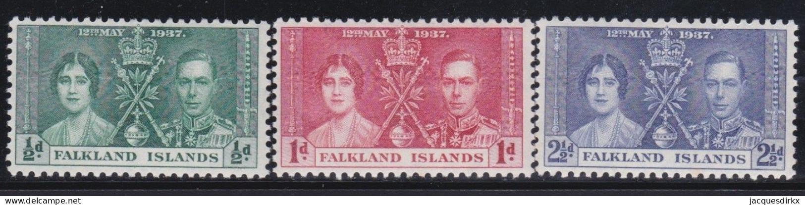 Falkland  Islands    .   SG    .   143/145     .   *      .     Mint Hinged - Autres & Non Classés