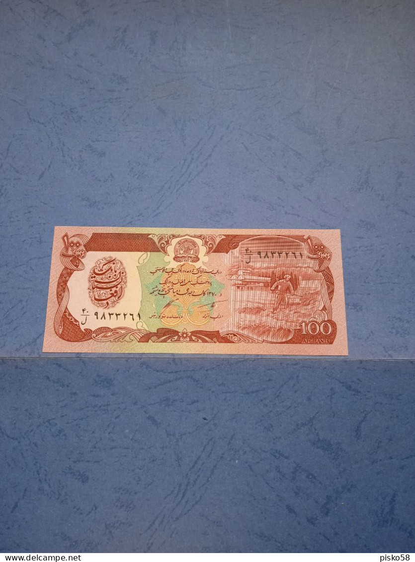 AFGHANISTAN-P 58c 100A 1991 UNC - Afghanistán