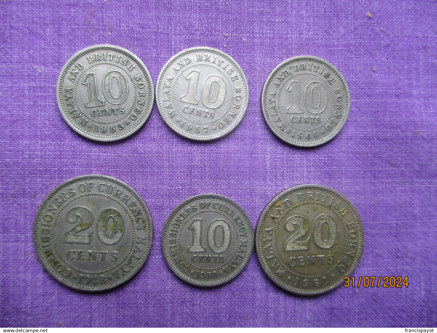 Malaysia - Straits Settlements Lot 7 Pièces - Malaysia