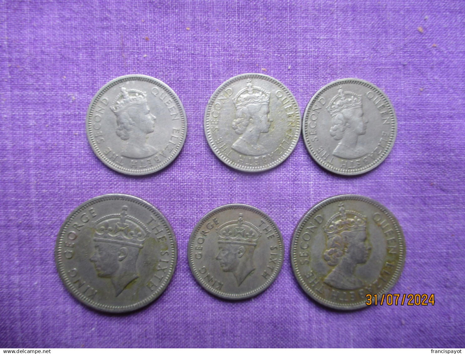 Malaysia - Straits Settlements Lot 7 Pièces - Maleisië