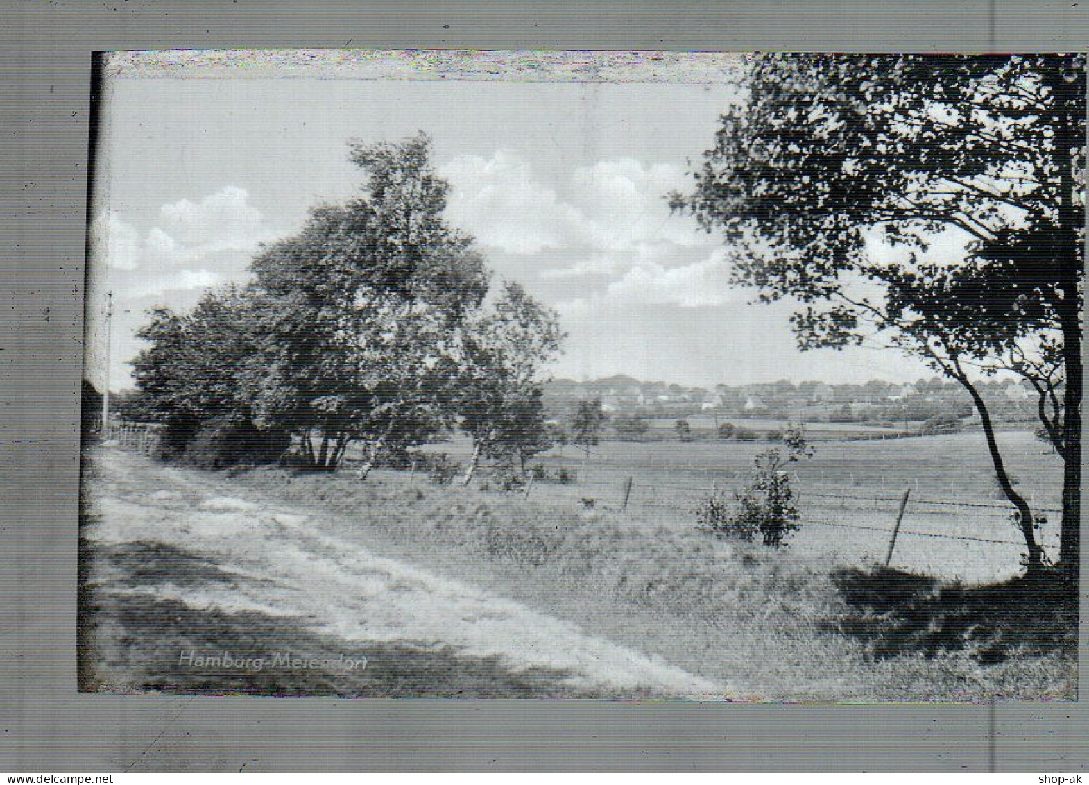 Neg5261/ Hamburg Meiendorf  Altes Negativ 40er Jahre - Wandsbek