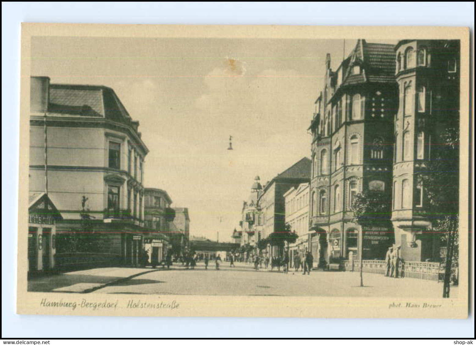 XX006358/ Hamburg Bergedorf Holstenstraße AK Ca.1940 - Bergedorf