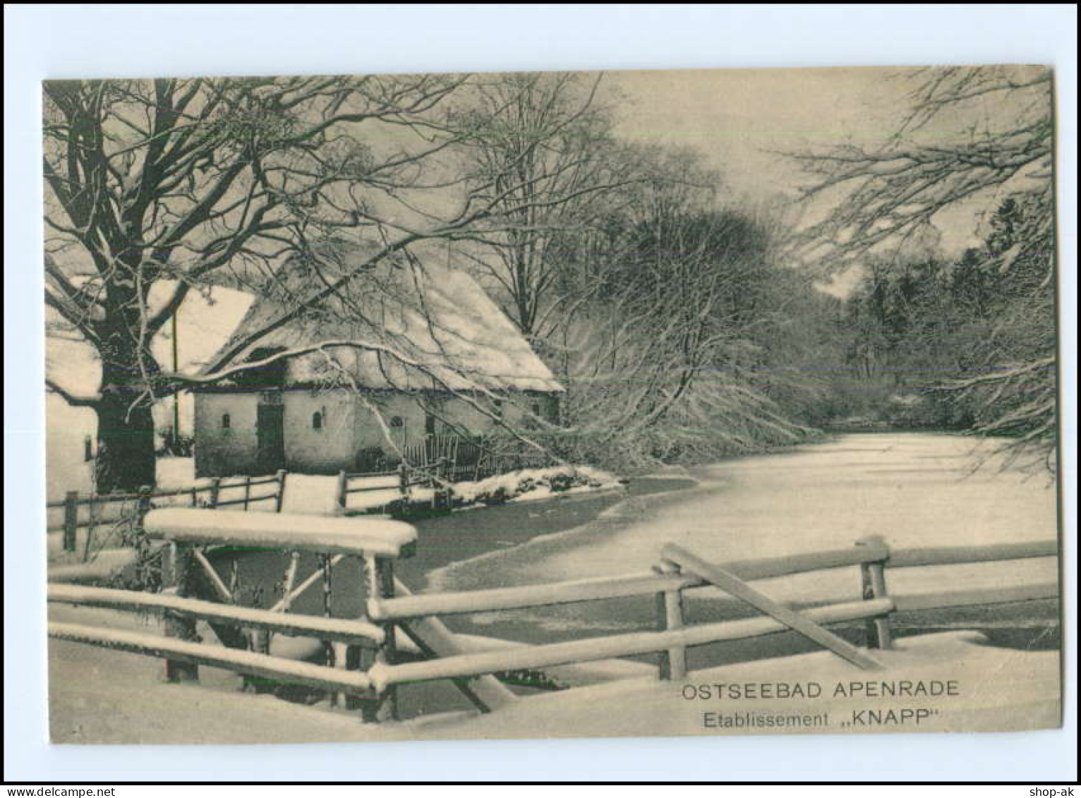 Y13967/ Ostseebad Apenrade Etablissement Knapp, AK Nordschleswig 1916 - Nordschleswig