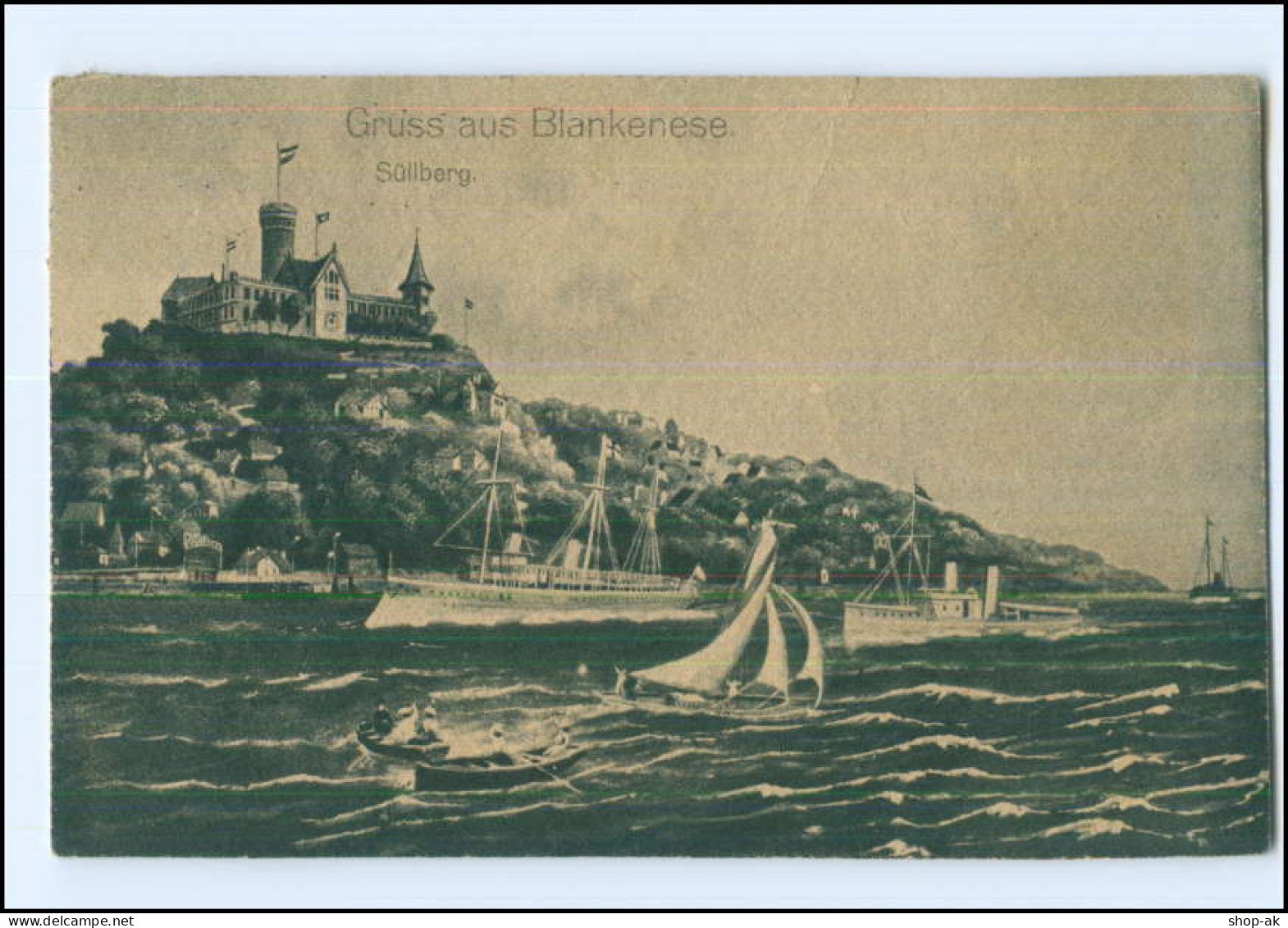 U8549/ Hamburg Blankenese Süllberg 1920 AK - Blankenese