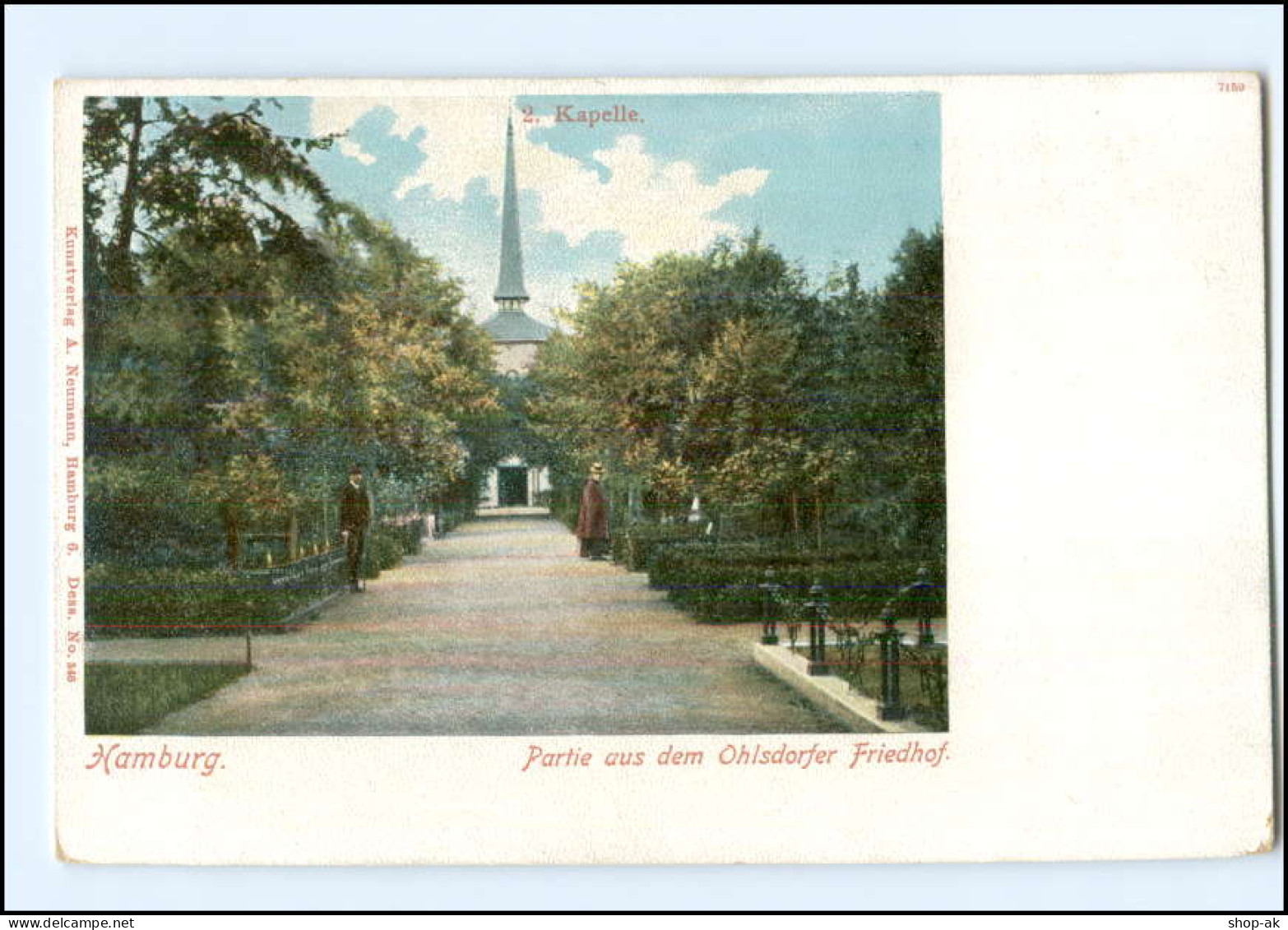 U8537/ Hamburg Ohlsdorf Ohlsdorfer Friedhof Ca.1900 AK - Nord