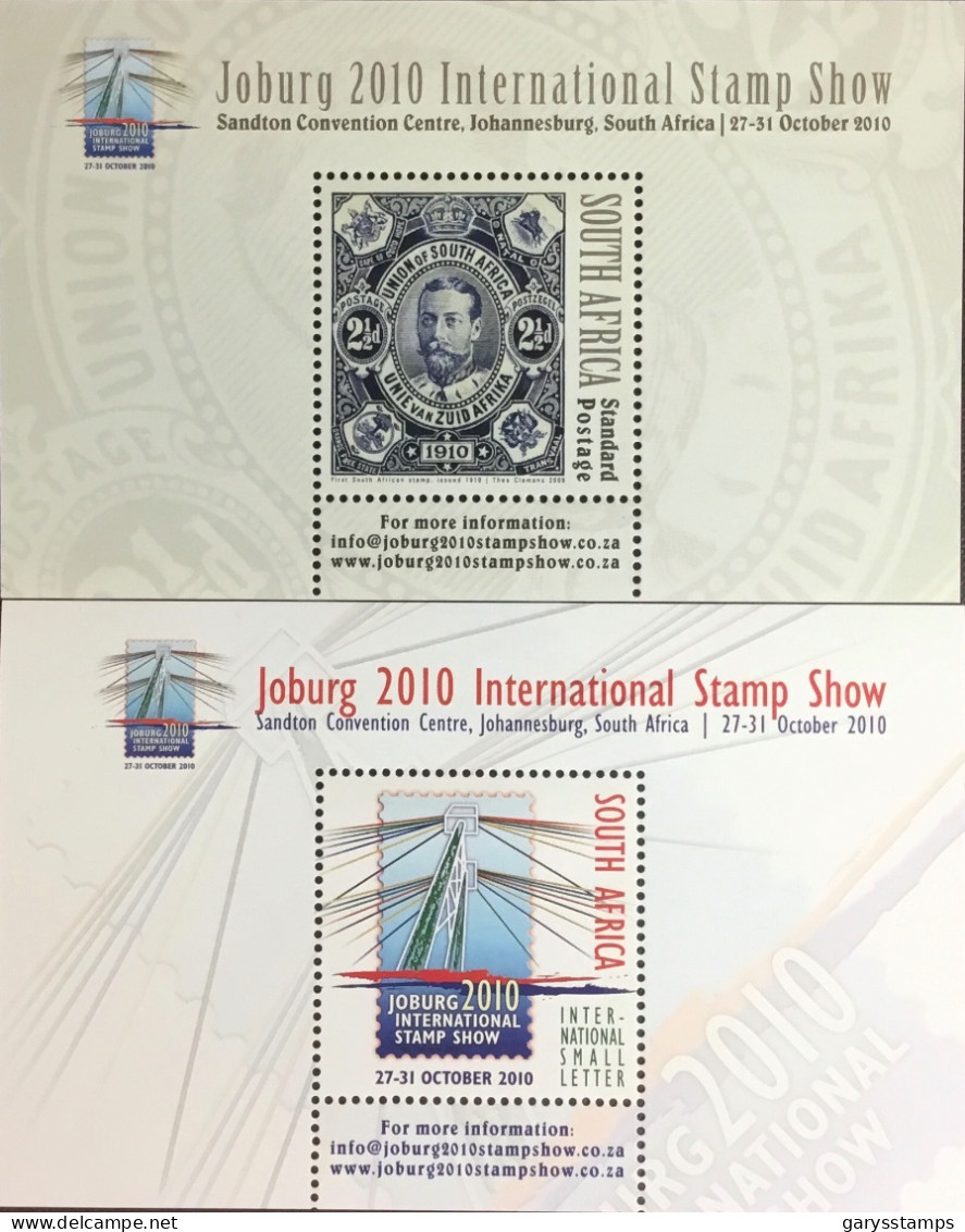 South Africa 2009 Joburg 2010 Show Minisheet Set MNH - Ungebraucht