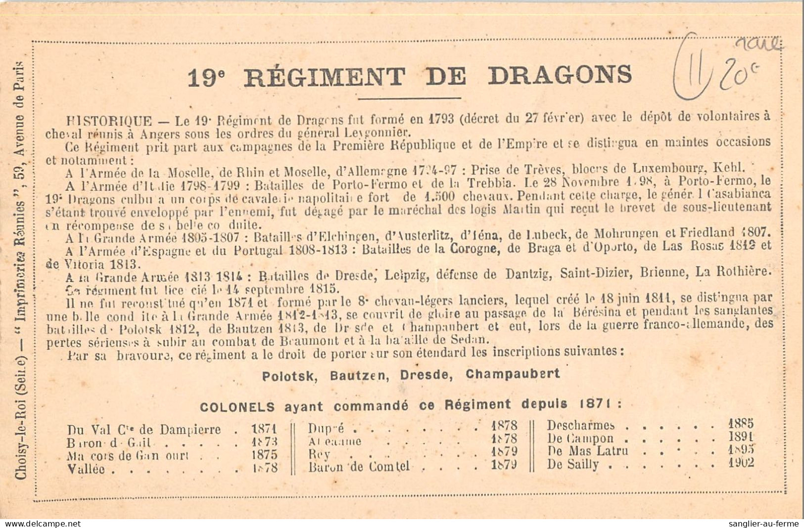 CPA 11 CARCASSONNE / 19e Regiment De Dragons / A L'ABREUVOIR / Cliché Rare - Carcassonne