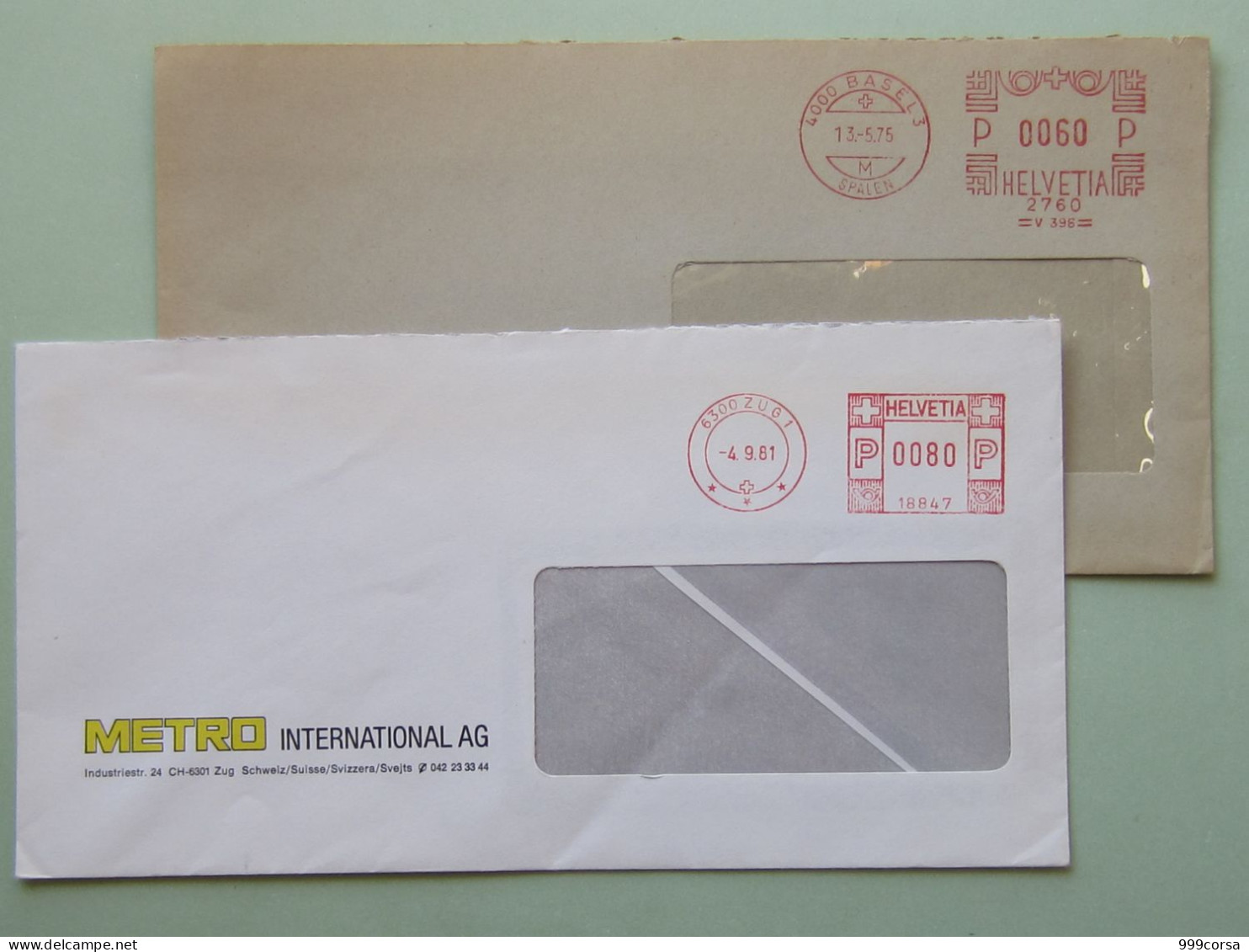 Svizzera, Lotto 12 Buste Con Affranc. Meccanica A 3 O 4 Cifre, Annahme O Stelle Nella Corona, Diverse (DZ) - Postage Meters