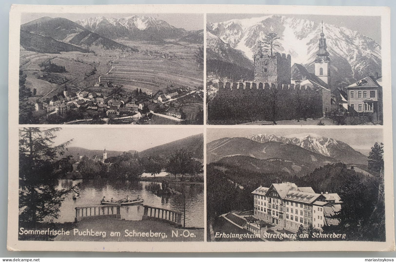 1953.Puchberg Am Schneeberg Und Erholungsheim Strengberg - Schneeberggebiet