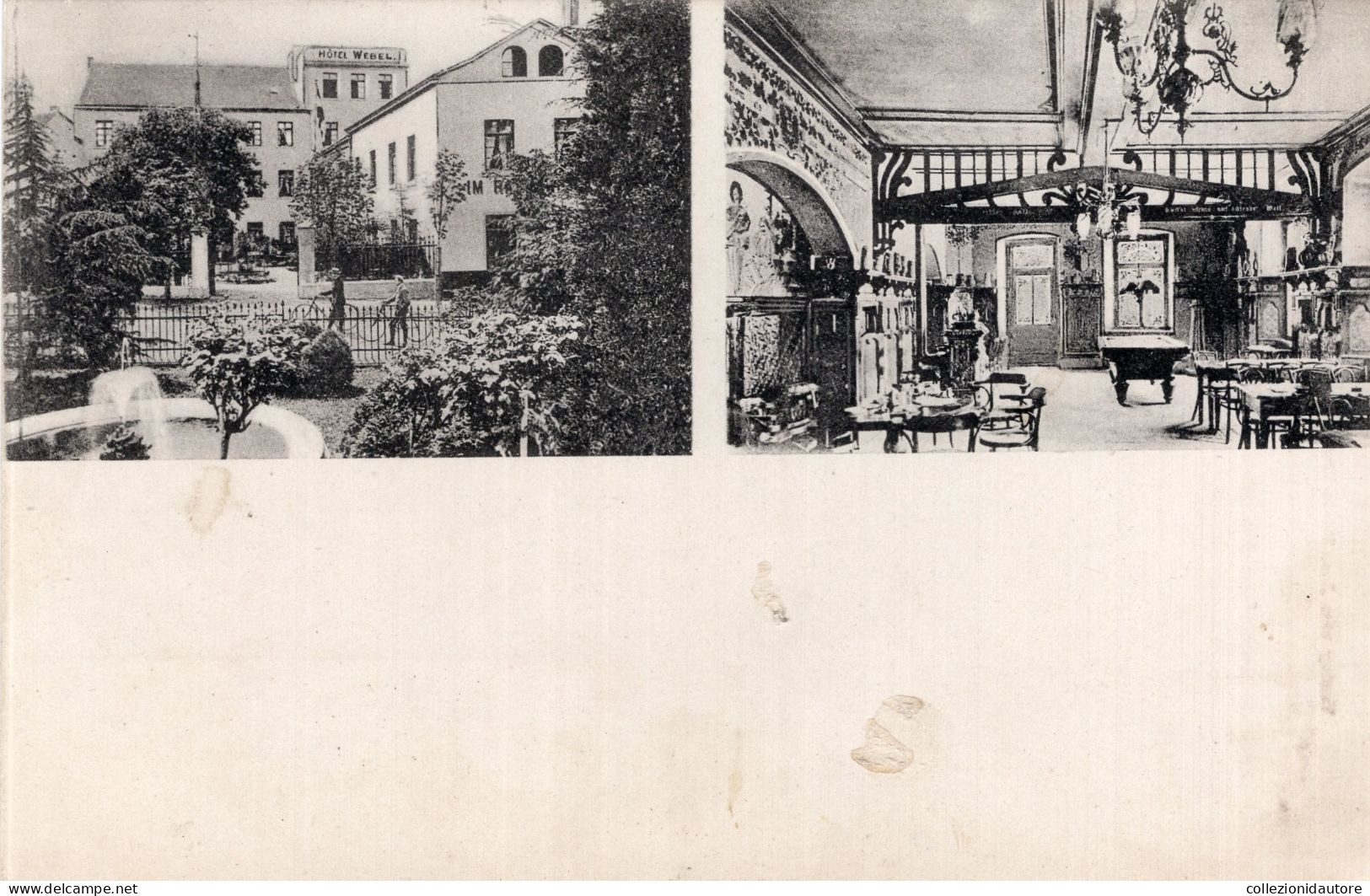 HOTEL WEBEL UND RESTAURANT ZUM RATSKELLER HONNEF AM. RHEIN. INHABER HERM. KETZER - CARTOLINA FP SPEDITA NEL 1911 - Lörrach