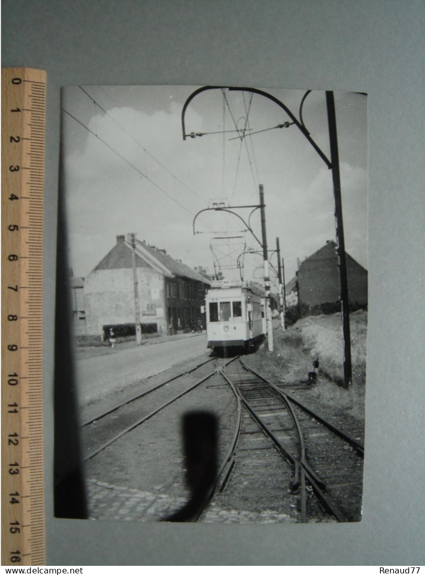 Photo Cliché J. BAZIN - Ligne MM Mouscron - Menem - Geluwe - Tram - Tramway - Mouscron - Moeskroen