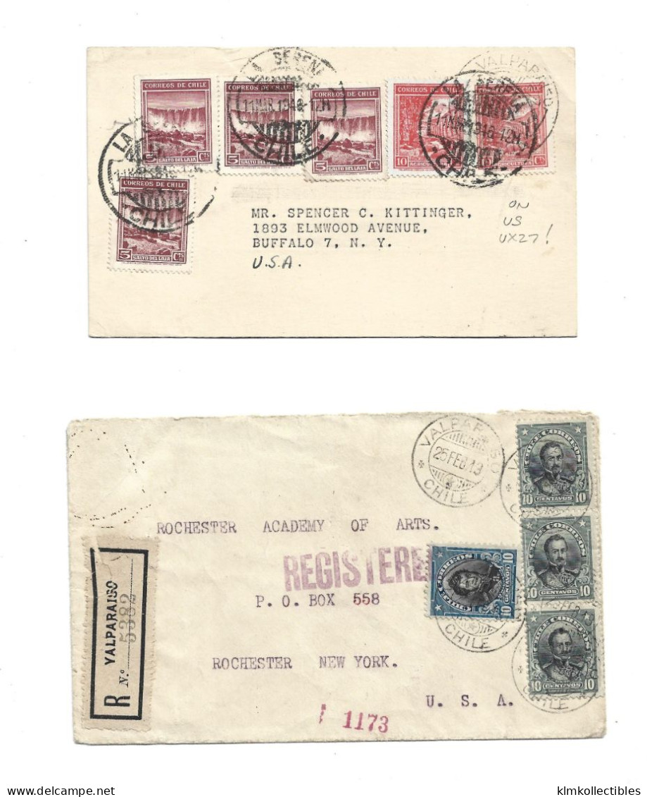 CHILE - POSTAL HISTORY LOT - Chile