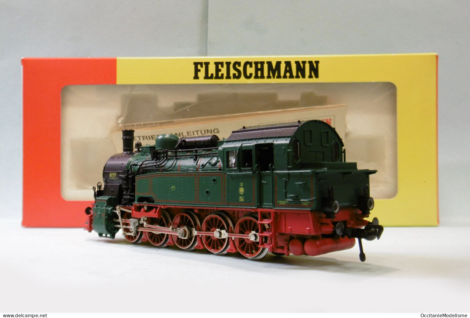 Fleischmann - Locomotive Vapeur 050 T16 KPEV ép. II Réf. 4810 HO 1/87 - Loks