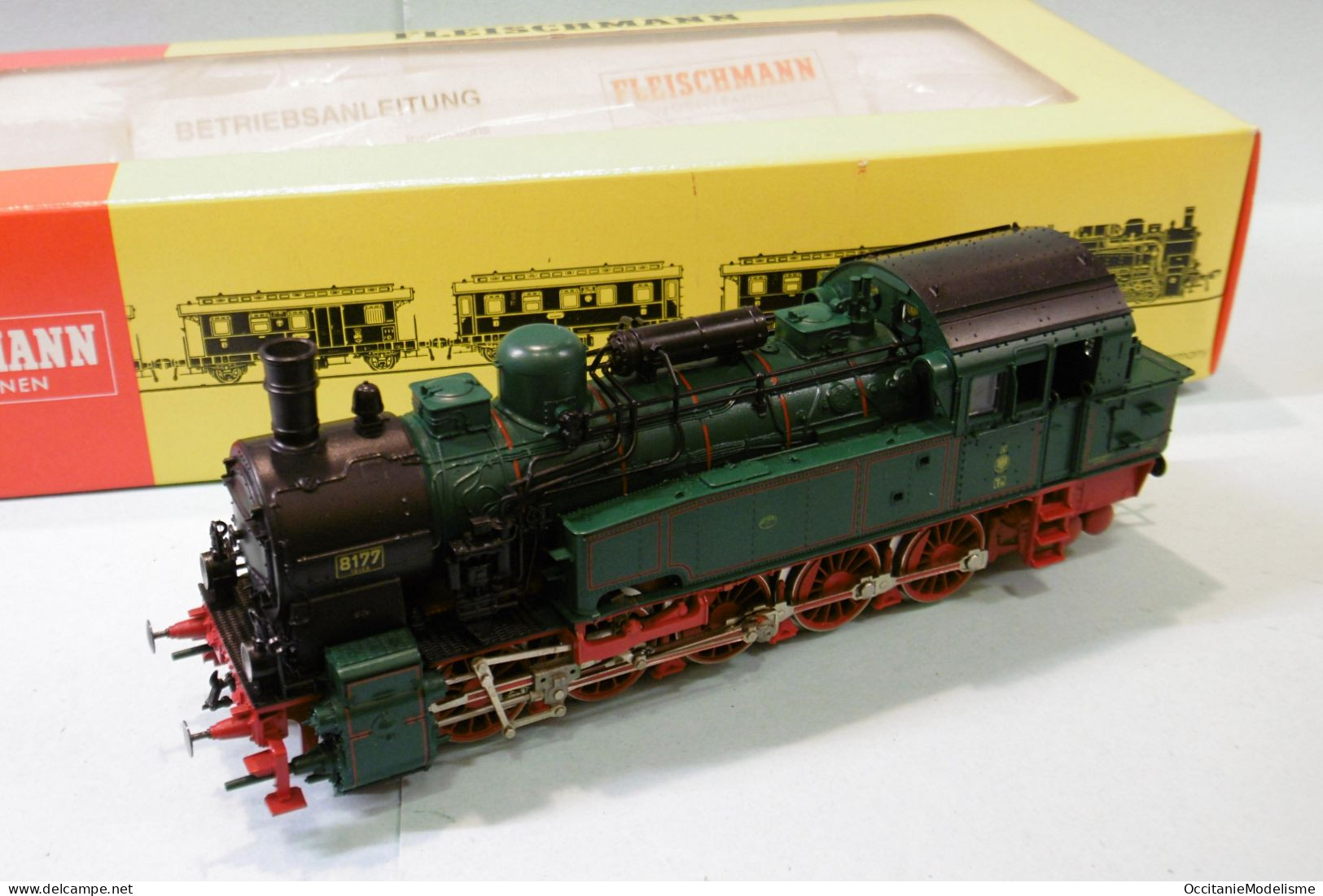 Fleischmann - Locomotive Vapeur 050 T16 KPEV ép. II Réf. 4810 HO 1/87 - Loks