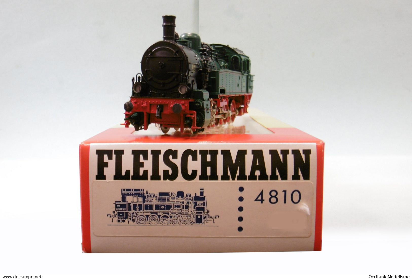 Fleischmann - Locomotive Vapeur 050 T16 KPEV ép. II Réf. 4810 HO 1/87 - Loks