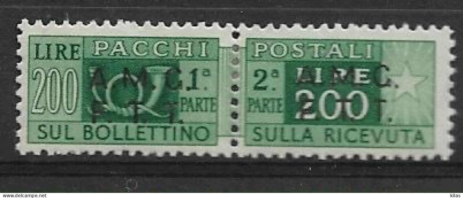 TRIESTE 1947-48 POSTAGE DUE (COLIS POSTAUX) MH - Segnatasse